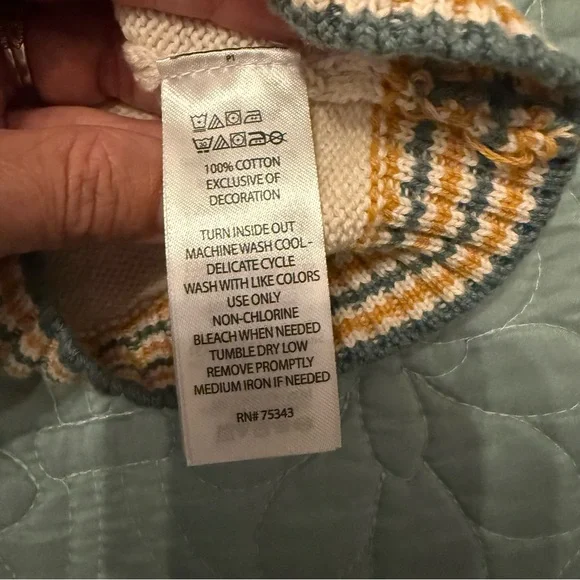 NWT Rorie Whelan Fox Sweater and Corduroy Pants Set Size 18 Mo. - Picture 4 of 6